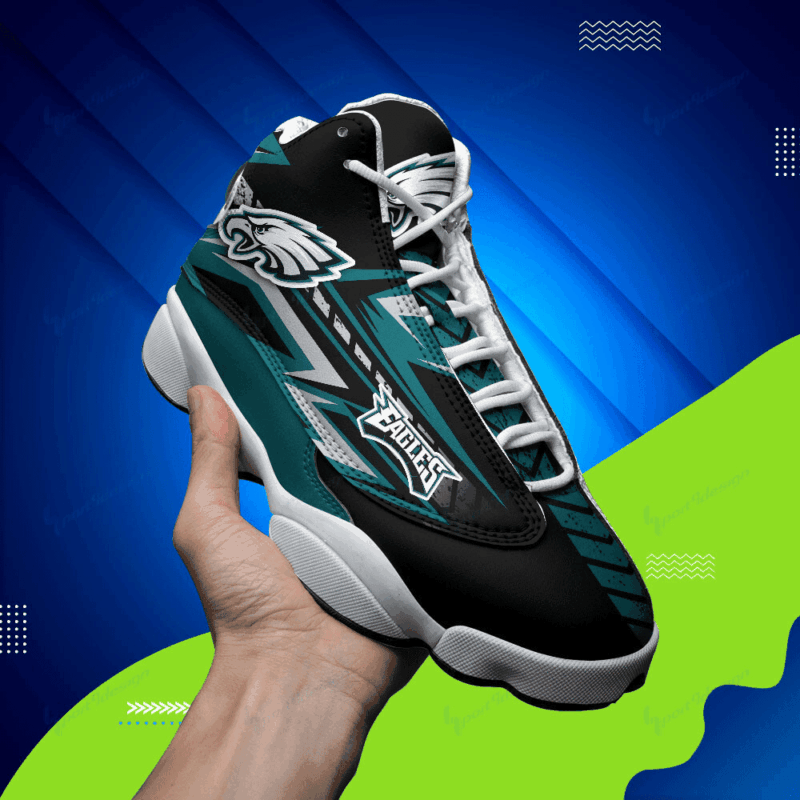 Philadelphia Eagles Air Jordan 13 Sneakers