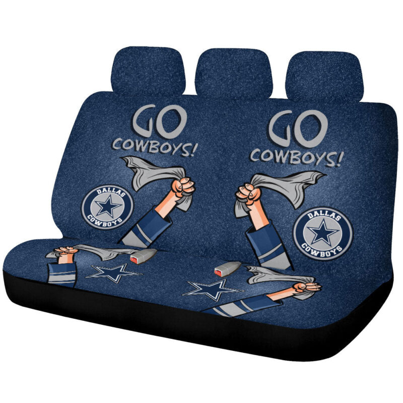 Dallas Cowboys Car Back Seat Covers Custom Car Accessories
