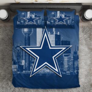 Dallas Cowboys City 3PCS Bedding Set Duvet Cover And Pillow Cases Gift