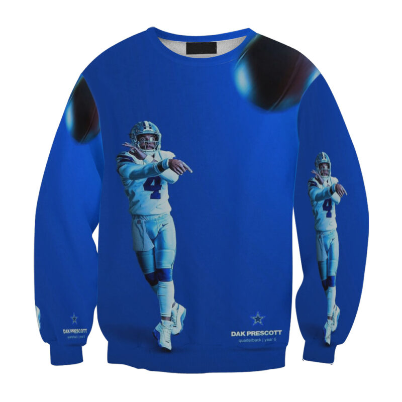 Dallas Cowboys Dak Prescott1 Gift For Fan 3D Full Printing Sweatshirt