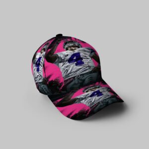 Dallas Cowboys Dak Prescott5 3D Printing Baseball Cap Classic Hat - Potatoke