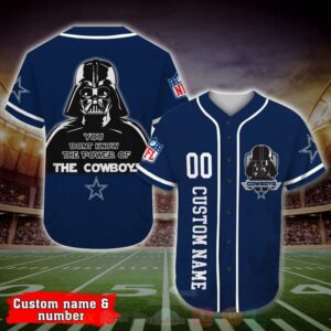 Dallas Cowboys, Darth Vader Nfl Personalized Baseball Jersey - Hot Sale 2025