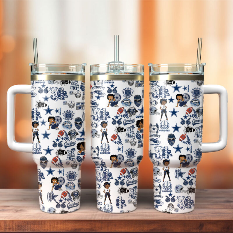 Dallas Cowboys Football NFL Sport Custom Stanley Cup 40 oz 30 oz Tumbler With Handle | StormMerch
