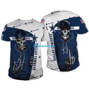 Dallas Cowboys Halloween Design Death T-Shirt V50