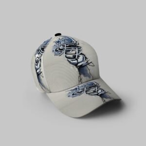 Dallas Cowboys Hand Holding Helmet 3D Printing Baseball Cap Classic Hat - Potatoke