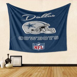 Dallas Cowboys Helmet Blue Gift For Fan 3D Full Printing Tapestry