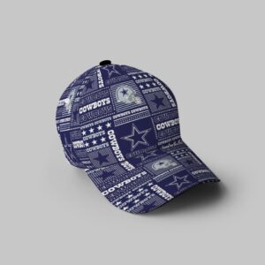 Dallas Cowboys Helmet Star Ribbon 3D Printing Baseball Cap Classic Hat - Potatoke