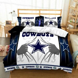 Dallas Cowboys In Heart Bedding Set Duvet Cover Gift For Fan Lovers