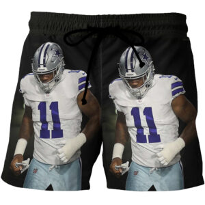 Dallas Cowboys Micah Parsons5 3D All Over Print Summer Beach Hawaiian Short