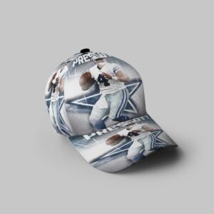 Dallas Cowboys My Time Prescott 3D Printing Baseball Cap Classic Hat - Potatoke