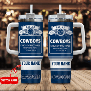 Dallas Cowboys NFL Bud Light Custom Stanley Cup 40 oz 30 oz Tumbler With Handle | StormMerch