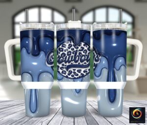 Dallas Cowboys NFL Custom Stanley Cup 40 oz 30 oz Tumbler With Handle | StormMerch