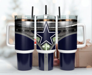 Dallas Cowboys NFL Custom Stanley Cup 40 oz 30 oz Tumbler With Handle | StormMerch