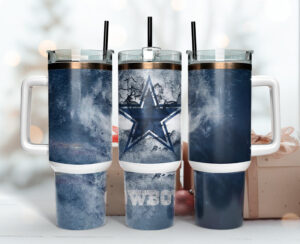 Dallas Cowboys NFL Custom Stanley Cup 40 oz 30 oz Tumbler With Handle | StormMerch
