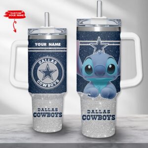 Dallas Cowboys NFL Custom Stanley Cup 40 oz 30 oz Tumbler With Handle | StormMerch