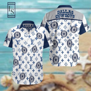 Dallas Cowboys NFL Louis Vuitton Hawaiian Shirt - TeeAloha