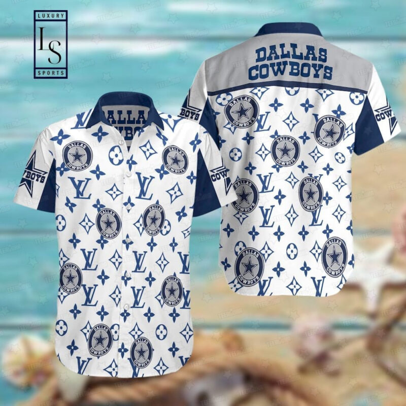 Dallas Cowboys NFL Louis Vuitton Hawaiian Shirt - TeeAloha
