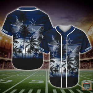 Dallas Cowboys Nfl Palm Tree Baseball Jersey - Hot Sale 2025