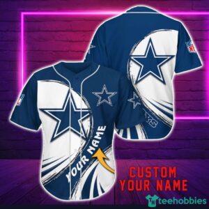 Dallas Cowboys Personalized Name 3D Baseball Jersey Shirt For Fans