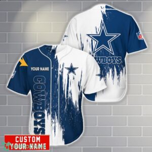 Dallas Cowboys Personalized Name 3D Baseball Jersey Shirt Gift For Sport Season