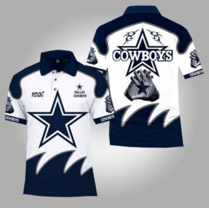 Dallas Cowboys Polo Shirt Pl07 Mens 3D