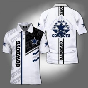 Dallas Cowboys Polo Shirt Pl09 Mens 3D
