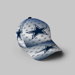Dallas Cowboys Small Stars Behind 3D Printing Baseball Cap Classic Hat - Potatoke