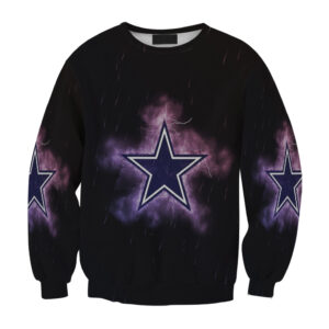 Dallas Cowboys Star Rain Thunder Gift For Fan 3D Full Printing Sweatshirt