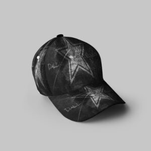 Dallas Cowboys Vintage Star Gray 3D Printing Baseball Cap Classic Hat - Potatoke