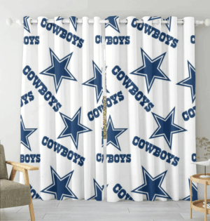 Dallas Cowboys2 Blackout Window Curtain 2 Panels For Living Room Bed R