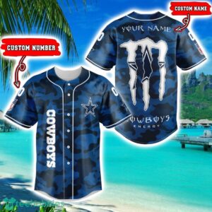 Dallas CowboysCustom NFL Baseball Jersey Shirt Best Gift For Men And Women Fans