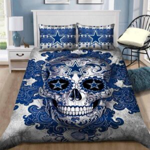 Skull Dallas Cowboys Bedding Set
