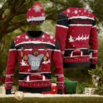 All I Want For Christmas Is Atlanta Falcons Custom Name Number Christmas 3D Sweater – Teeclover