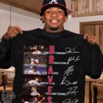 Atlanta braves players signatures 2D T-shirt