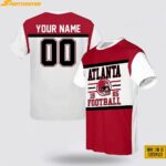 Atlanta Falcons All Over Printed Custom Name And Number Nfl 3D T Shirts Limited Edition Gift