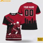 Atlanta Falcons All Over Printed Custom Name And Number Nfl 3D T Shirts Summer Gift For Fans