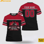 Atlanta Falcons All Over Printed Custom Name And Number Nfl 3D T Shirts For Hot Fans