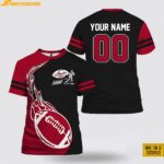 Atlanta Falcons All Over Printed Custom Name And Number Nfl 3D T Shirts Gift For Football Fans