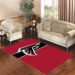 Atlanta Falcons Black Stripe Living Room Carpet Rugs Area Rug For Living Room Bedroom Rug Home Decor