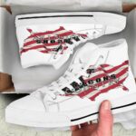 Atlanta Falcons Country Map High Top Shoes