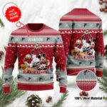 Atlanta Falcons Custom Name Walt Disney Gift For Fan Ugly Wool Sweater