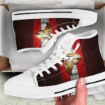 Atlanta Falcons Golden Logo High Top Shoes