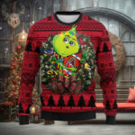 Atlanta Falcons Grinch Hug Christmas Ugly Sweater – Teeclover