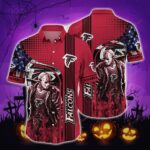 Atlanta Falcons Halloween Jason Voorhees Hawaiian Shirt