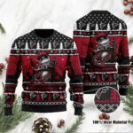 Atlanta Falcons Jack Skellington Gift For Fan Ugly Wool Sweater Christ