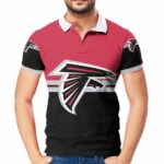 Atlanta Falcons Logo5 3D All Over Print Polo Shirt