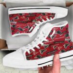 Atlanta Falcons Logo8 High Top Shoes