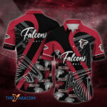 Atlanta Falcons Many Sign Great Nfl Gift For Fan Short Sleeve Hawaiian Shirt