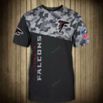 Atlanta Falcons Military T Shirt 3D Short Sleeve 5339