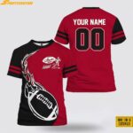 Atlanta Falcons Nfl 3D All Over Printed T Shirts Custom Name And Number Shirts Gift For Football Fans